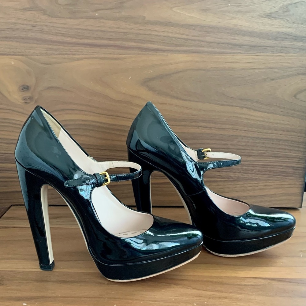 Miu Miu Patent Mary Janes Pumps